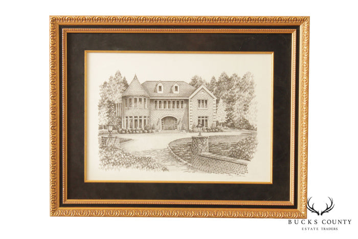 Contemporary Stacy Sideris, Pen and Ink Drawing