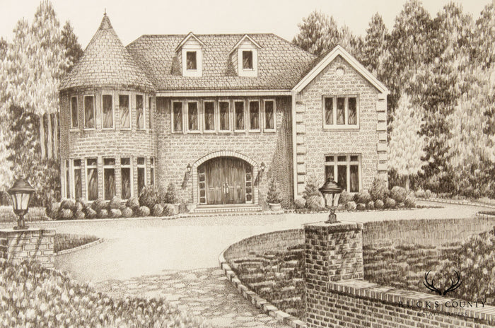 Contemporary Stacy Sideris, Pen and Ink Drawing