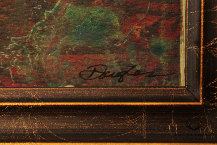 Decorative Abstract Painting, signed "Douglas"
