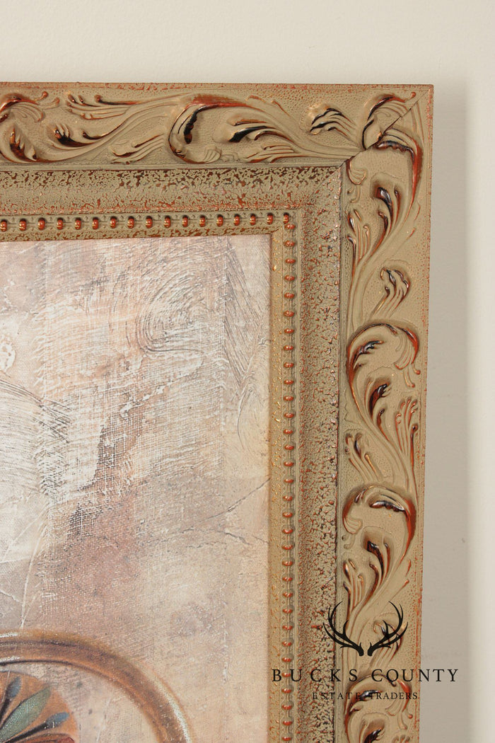 Dennis Carney Framed Print, 'Vase of Thebes I'