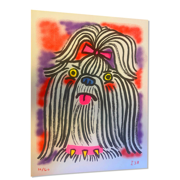 DOG RISOGRAPH RISO PRINT ISA