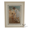 E. Phillips Fox Custom Framed Impressionist Print, 'L’heure Du Bain'