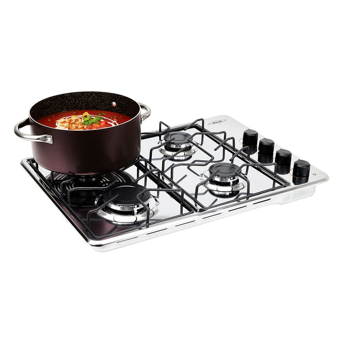 Estufa de Empotrar Haceb Inox 60x43 Alambrón a Gas Propano