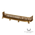 Federal Style Brass Fireplace Fender
