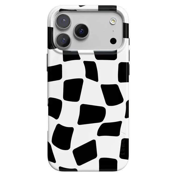 Funky Checkerboard | High Contrast Design Case Phone Case get.casely Classic + MagSafe® iPhone 18 Pro Max