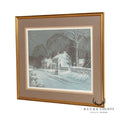 George Booz 'Dyerstown Road' Rustic Winter Fine Art Print