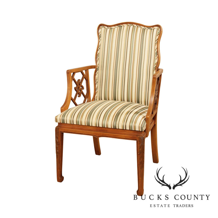 George III Style Vintage Custom Quality Armchair