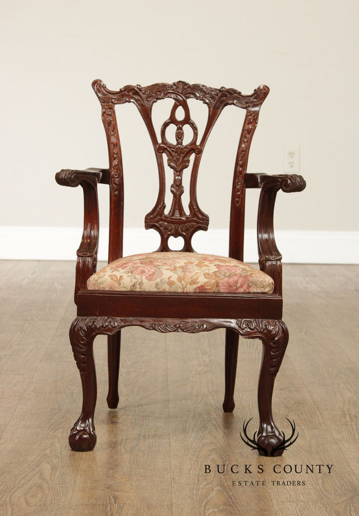 Georgian Style Mahogany Child's Armchair