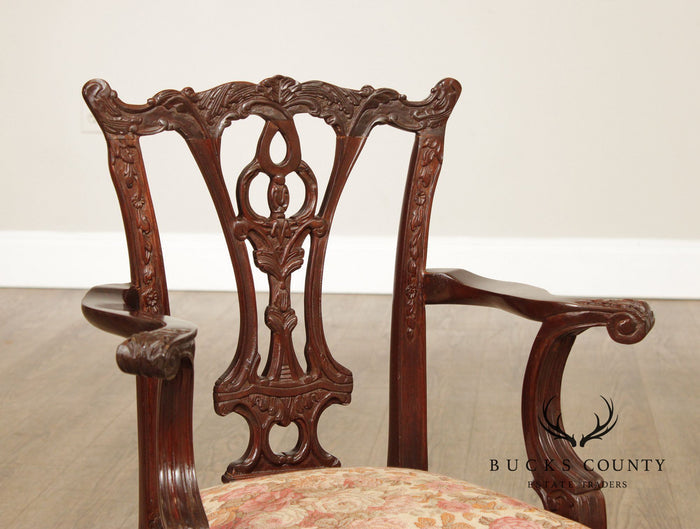 Georgian Style Mahogany Child's Armchair