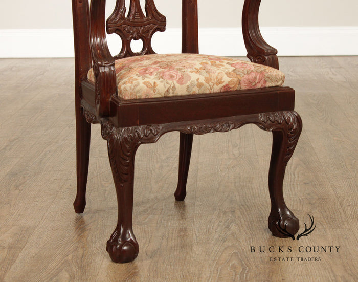 Georgian Style Mahogany Child's Armchair