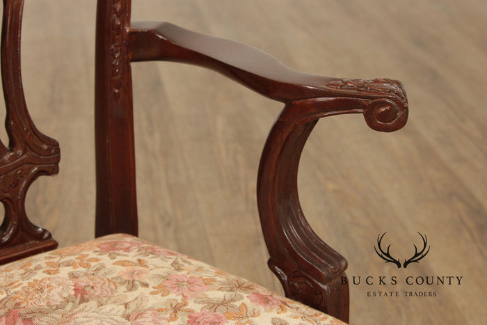 Georgian Style Mahogany Child's Armchair