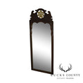 Georgian Style Quality Beveled Mirror Flame Mahogany Pierced Giltwood Carved Looking Glass
