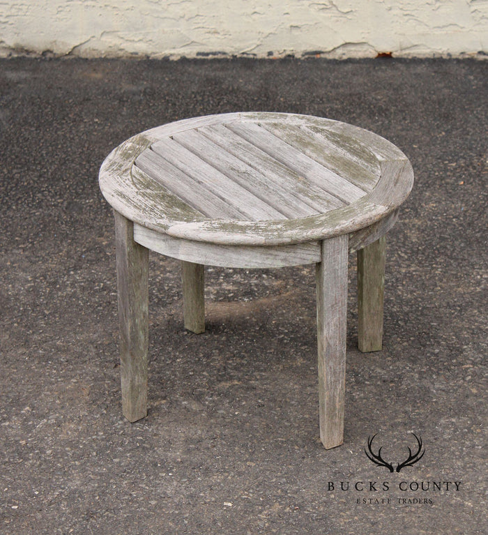 Gloster Outdoor Teak Round Side Table