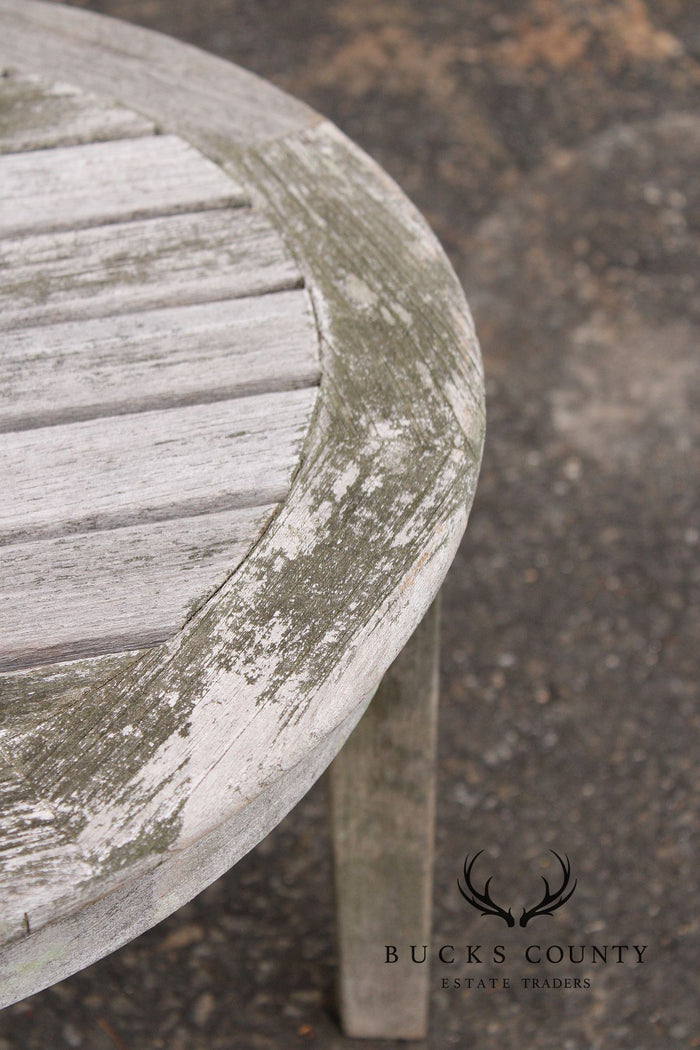 Gloster Outdoor Teak Round Side Table