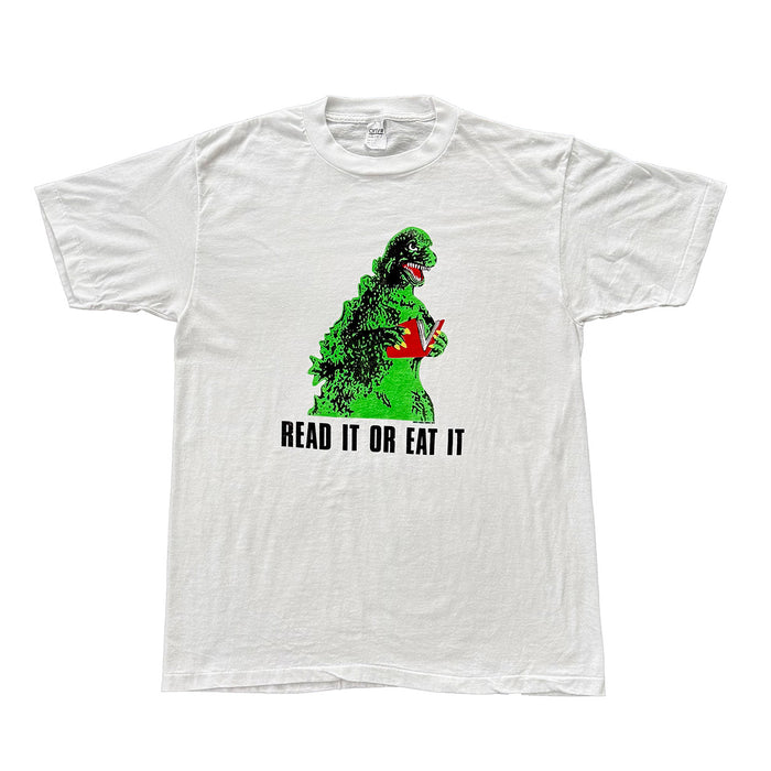 Godzilla Tshirt by Database - Size LARGE