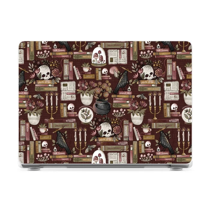Gothic Noir | Spooky Bookshelf Laptop Shell - 16" MacBook Pro