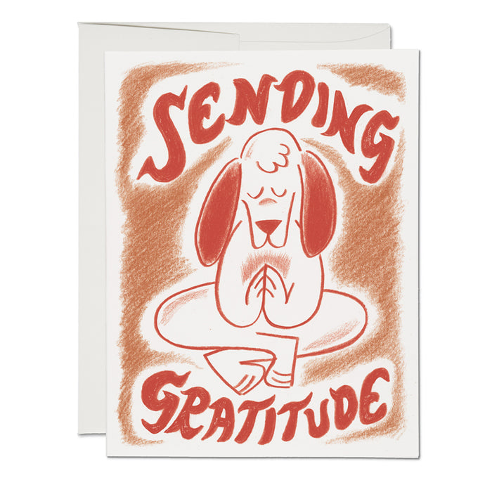 GRATITUDE DOG CARD - N.J. Frith