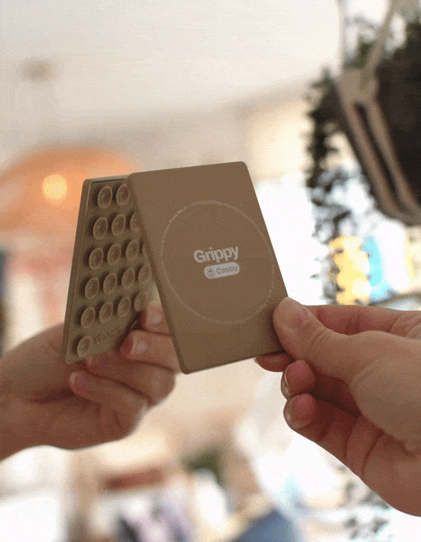 Grippy | Periwinkle Silicone Suction Phone Mount with MagSafe Grippy get.casely