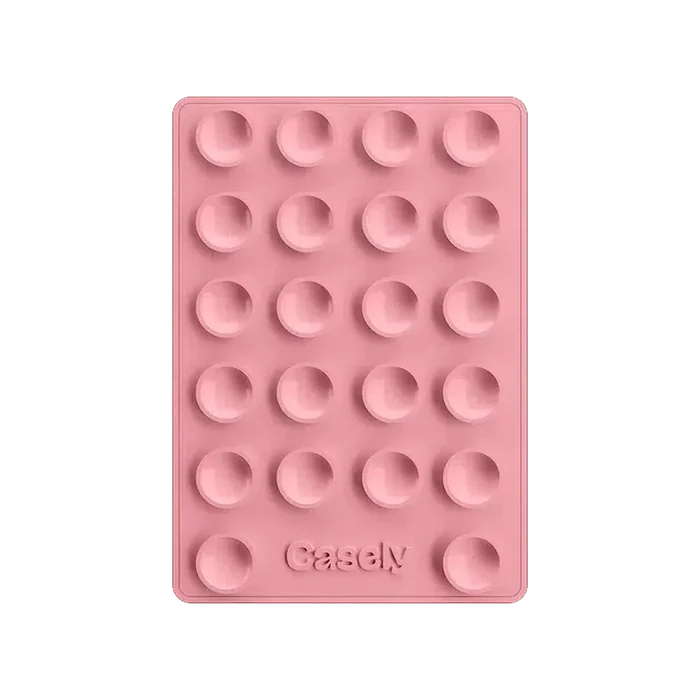 Grippy | Pink Silicone Suction Phone Mount with MagSafe Grippy get.casely