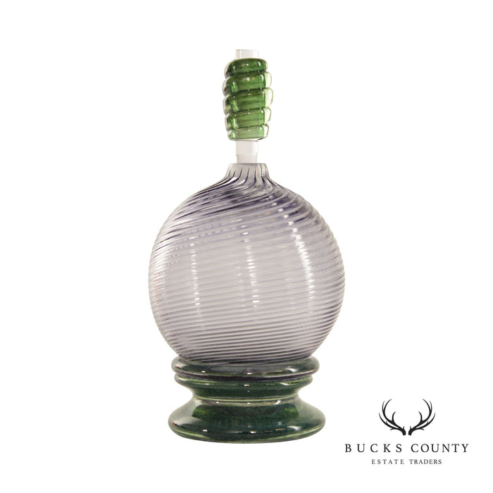 Hand Blown Art Glass Perfume Bottle