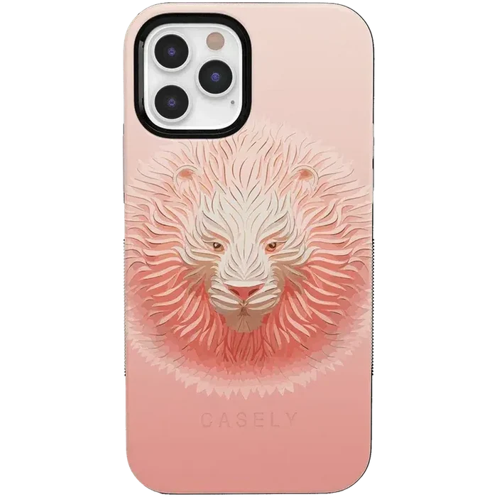 Hear Me Roar | Blush Lion Case iPhone Case get.casely Bold iPhone 11 Pro Max