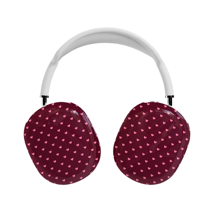 Heart Noir | Tiny Hearts AirPods Max Case