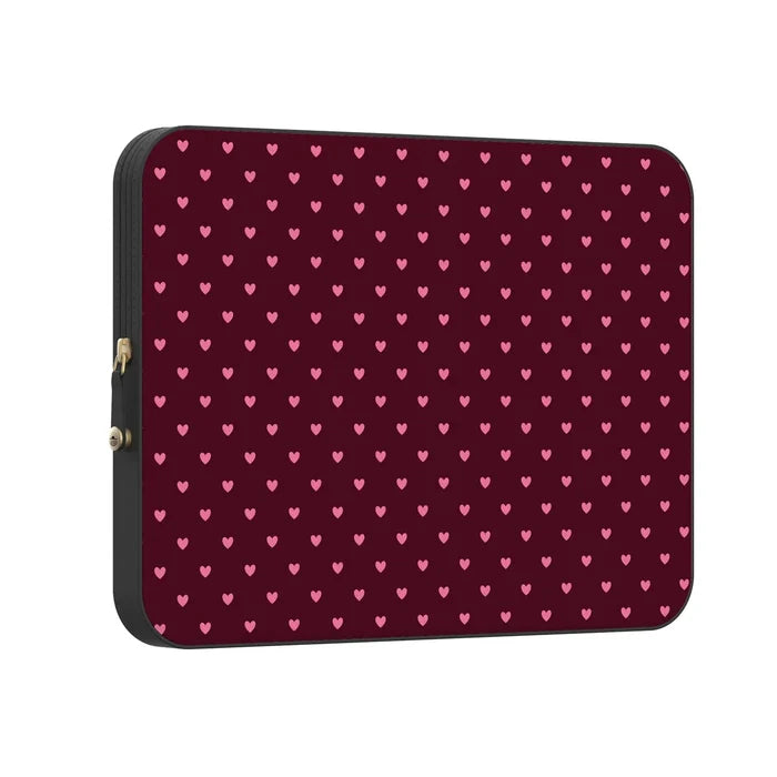 Heart Noir | Tiny Hearts Laptop Case