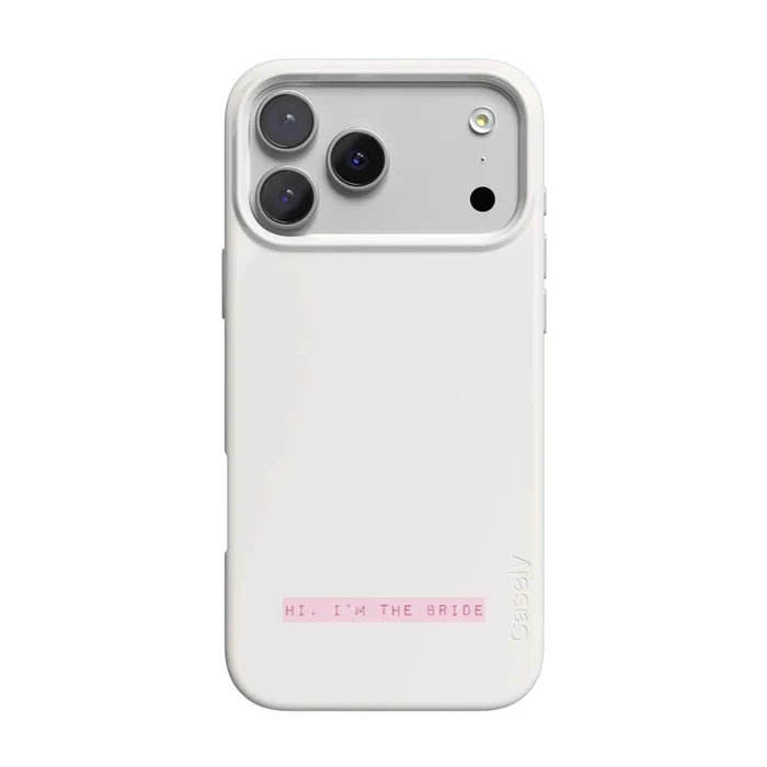 Hi, I'm the Bride | Bachelorette Case Phone Case get.casely Classic + MagSafe® iPhone 18 Pro