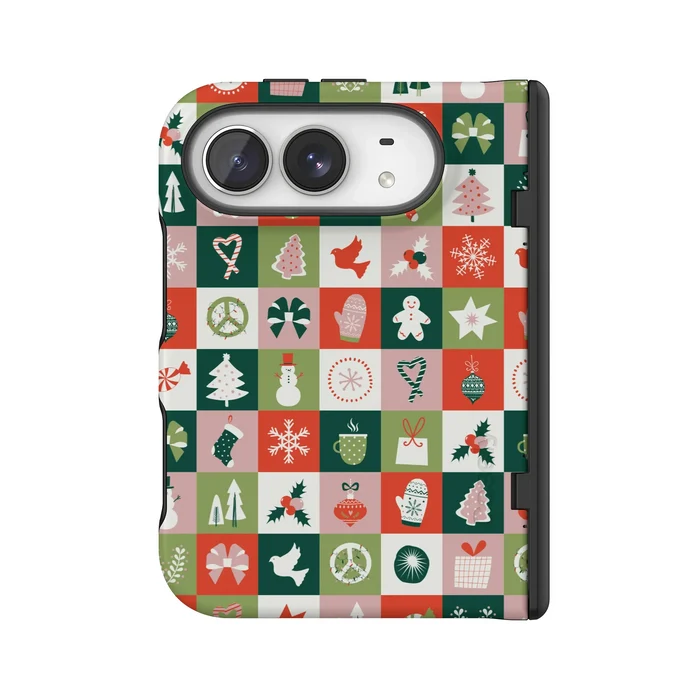 Holiday Square | Countdown to Christmas Case Phone Case get.casely Bold Flex + MagSafe® iPhone Duo