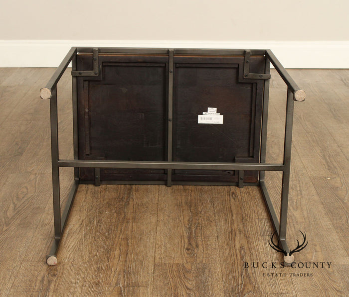 Industrial Style 'Simien' Iron End Table