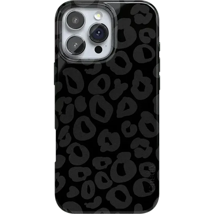 Into the Wild | Black Leopard Case iPhone Case get.casely Classic + MagSafe® iPhone 16 Pro Max