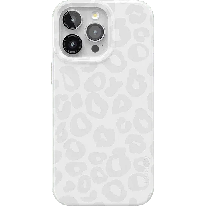 Into the Wild | White Snow Leopard Case iPhone Case get.casely