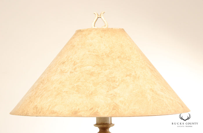 Italian Tuscan Style Foliate Carved Table Lamp