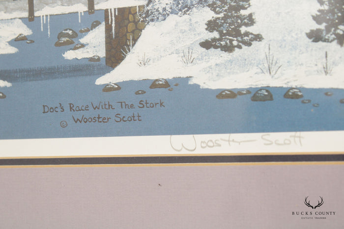 Jane Wooster Scott 'Doc's Race with the Stork' Limited Edition Art Print