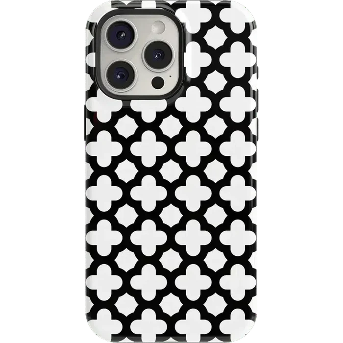 Lattice Tile | High Contrast Design Case Phone Case Casetry Essential + MagSafe® iPhone 15 Pro