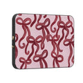 Love Me Knot | Mauve Bow Laptop Case