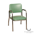 Mid Century Modern 1950s Chrome and Vinyl Armchair
