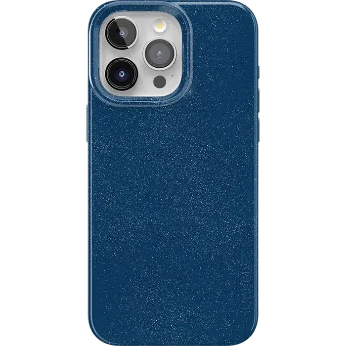 Midnight Sky | Navy Enchanted Shimmer Case iPhone Case get.casely Classic + MagSafe® iPhone 15 Pro Max