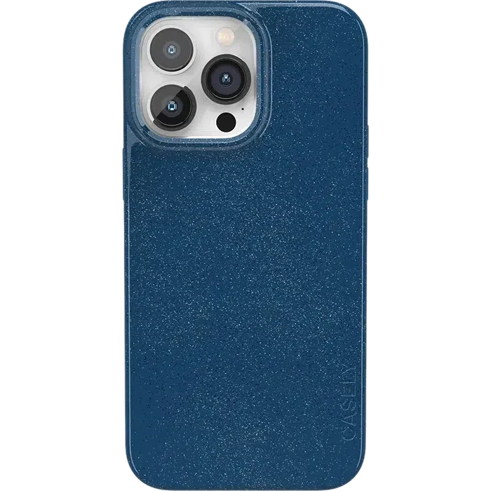 Midnight Sky | Navy Enchanted Shimmer Case iPhone Case get.casely Classic + MagSafe® iPhone 14 Pro Max