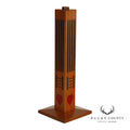 Mission Guild Studio Arts & Crafts Style Oak Candle Holder