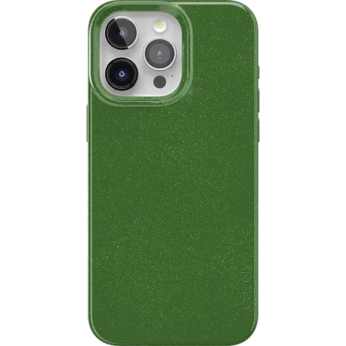 Mystic Moss | Green Enchanted Shimmer Case iPhone Case get.casely Classic + MagSafe® iPhone 15 Pro Max