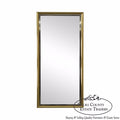 Nielsen Mid Century Modern Brushed Brass Aluminum Frame Wall Mirror