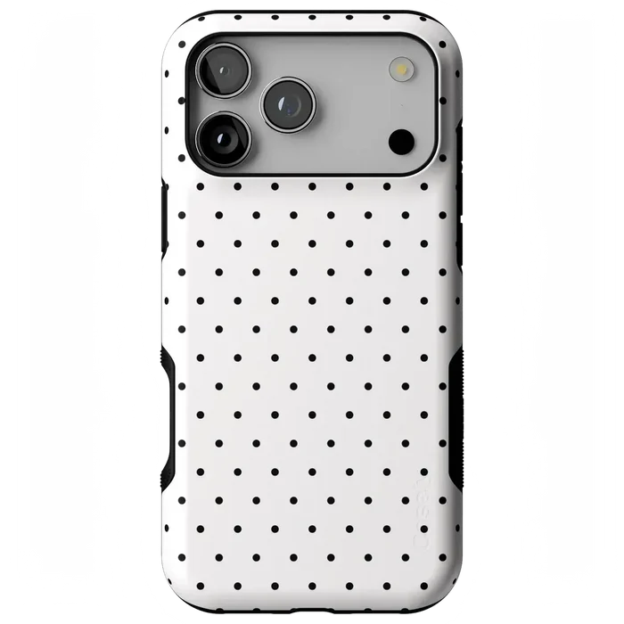 On the Dot | Black Polka Dot Case