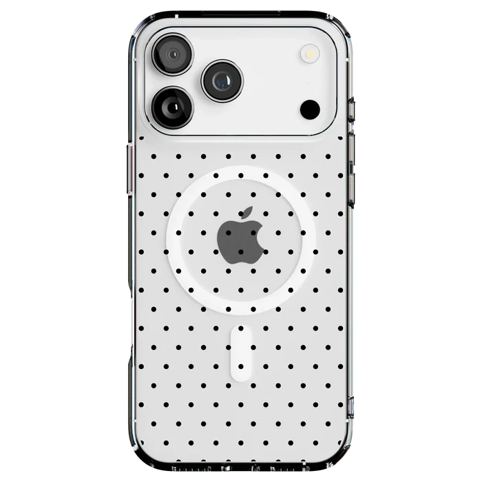 On the Dot | Black Polka Dot Case