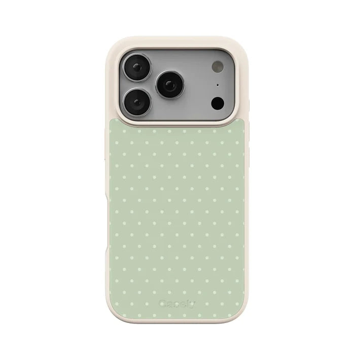 On the Dot | Green Polka Dot Case