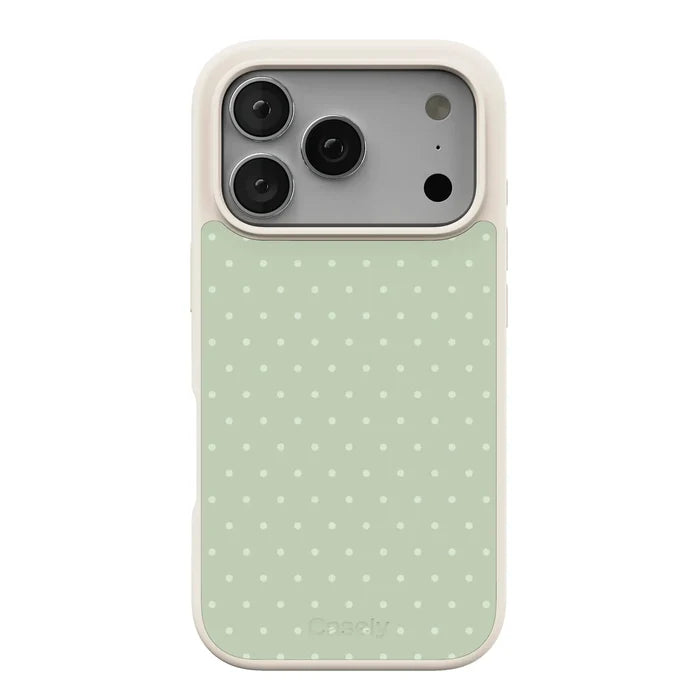 On the Dot | Green Polka Dot Case