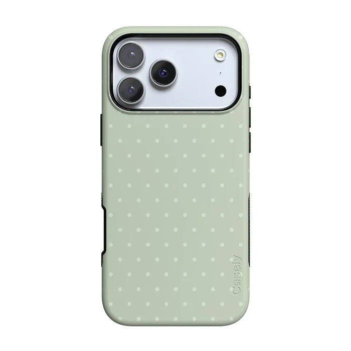 On the Dot | Green Polka Dot Case