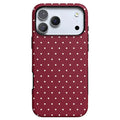 On the Dot | Maroon Polka Dot Case