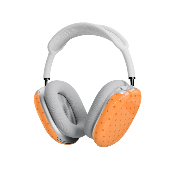 On the Dot | Orange Polka Dot AirPods Max Case