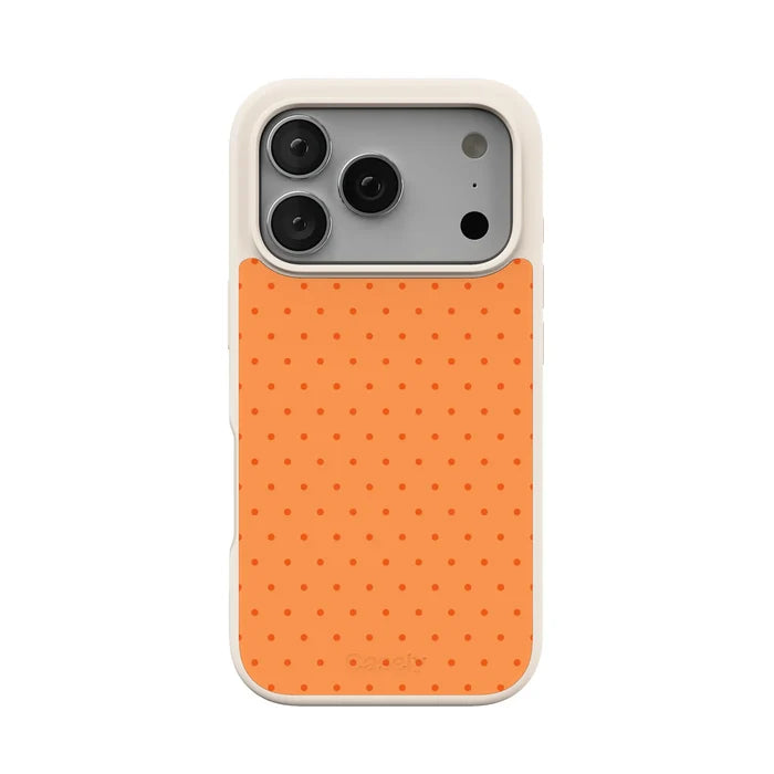 On the Dot | Orange Polka Dot Case